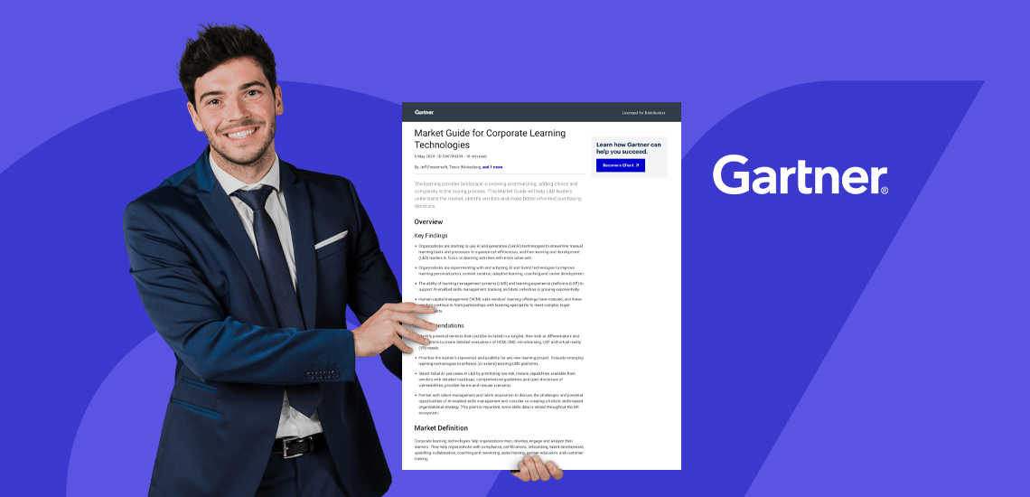 CYPHER in the Gartner Market Guide for Corporate Learning Technology