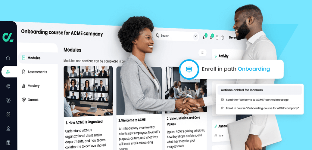 How to streamline new hire training with the right LMS