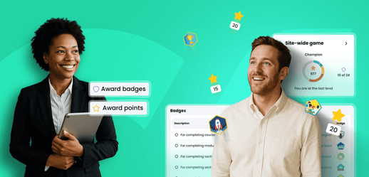LMS for training new employees with gamification features