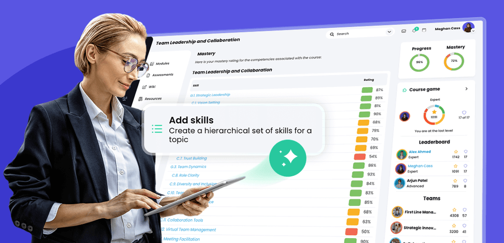 LMS with AI training assistants | Enhance learning & engagement