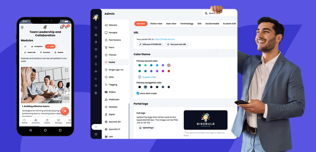 White‑label LMS training platform | CYPHER Learning