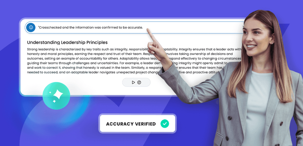 AI in customer & partner training: trust, accuracy, and brand risk