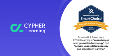 Image for CYPHER Learning achieves Smartchoice Preferred Provider certification by Brandon Hall Group