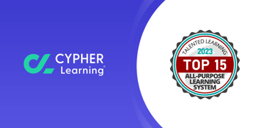 Image for Talented Learning names CYPHER a top 15 learning system