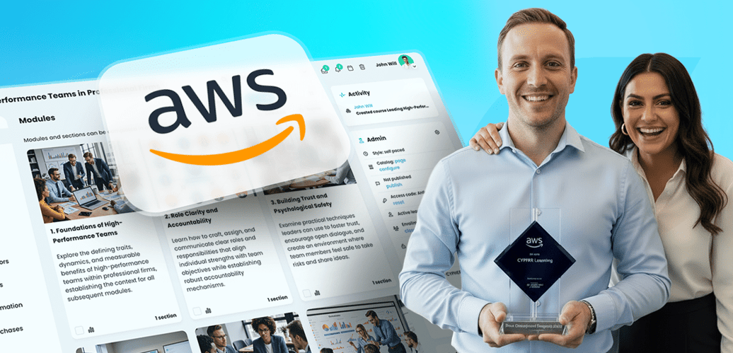 CYPHER Learning named a 2025 AWS Champions Award winner