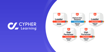 Image for G2 reviewers recognize CYPHER Learning as an enterprise LMS leader
