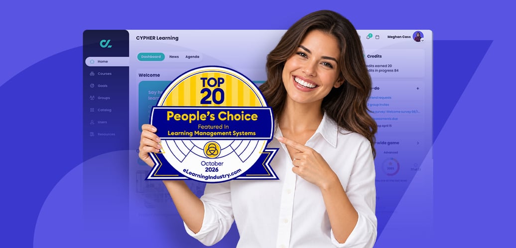 CYPHER named a Top 20 People’s Choice LMS for 2026