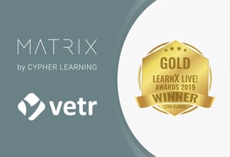 MATRIX LMS Selected as a Gold Winner for the LearnX Awards