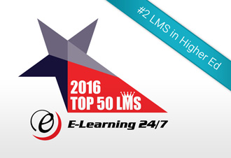NEO announced as #2 LMS in Higher Education for 2016