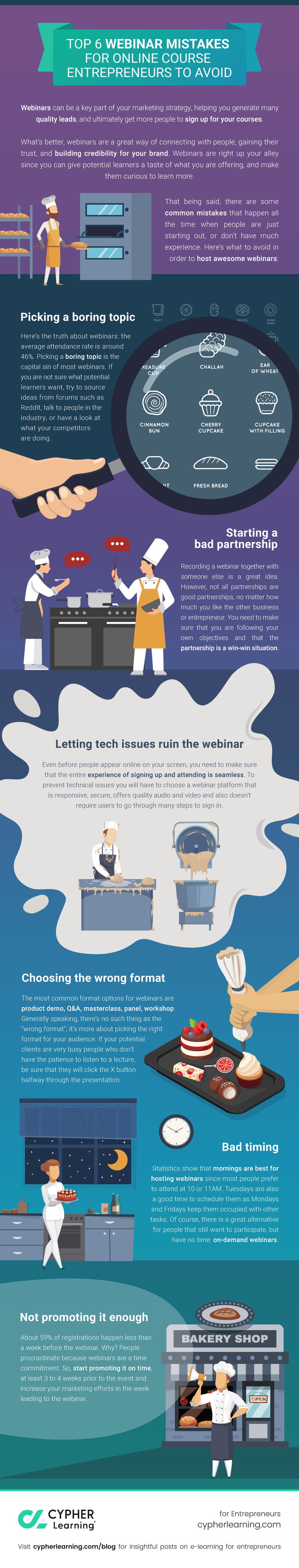 Top 6 webinar mistakes for online course entrepreneurs to avoid Top 6 webinar mistakes for online course entrepreneurs to avoid
