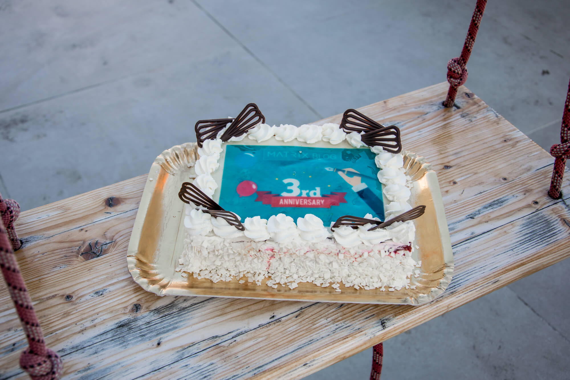 MATRIX 3rd anniversary cake