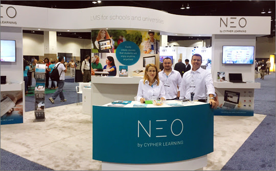 NEO team at the booth ISTE 2016