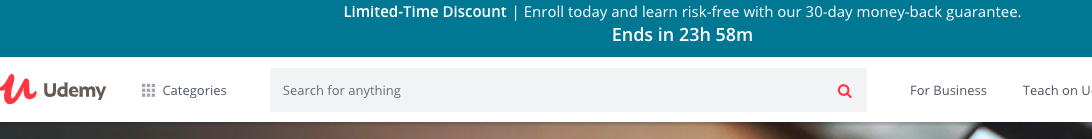 Udemy CTA