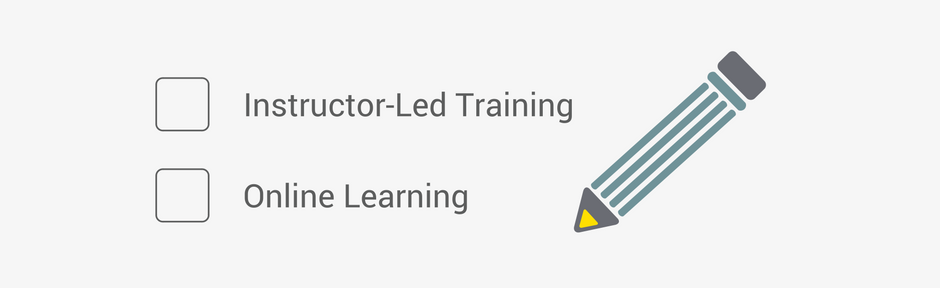 Instructor-led training; Online learning