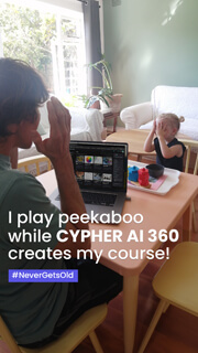 AI 360 while playing peekaboo