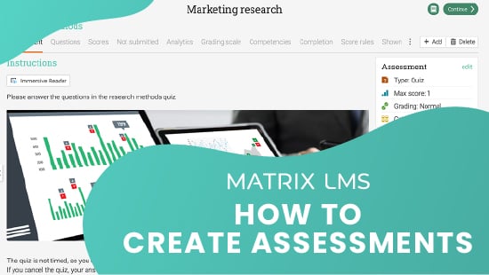 How to create assessments in MATRIX