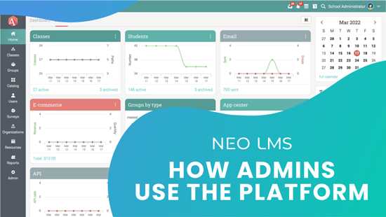 How admins use NEO LMS