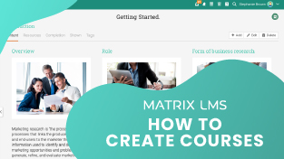 How to create courses