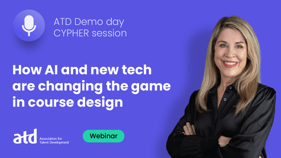 ATD Demo Day: How AI and new tech are changing the game in course design