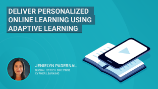 Deliver personalized online learning using adaptive learning