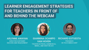 Engagement Strategies for teachers in front of and behind the Webcam