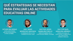 ¿Qué estrategias se necesitan para evaluar las actividades educativas online?