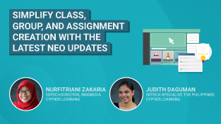 Simplify class, group, and assignment creation with the latest NEO updates